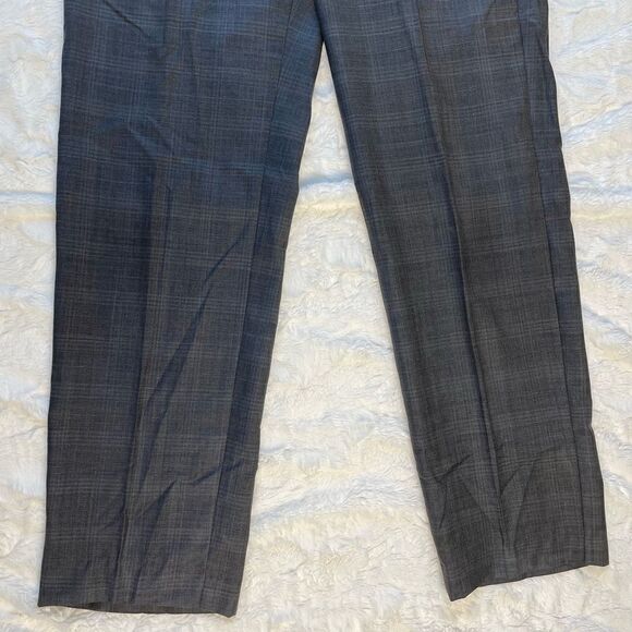 Sakes Fifth Ave Black Label Ermenegildo Zegna Gray Suit Set - Mens 38 Blazer - Picture 10 of 15